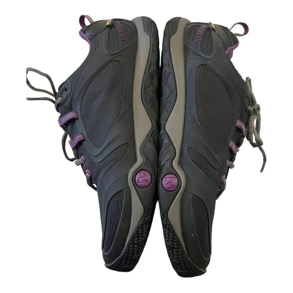 Merrell Hiking Trail Shoes Black Purple Womens Size 11